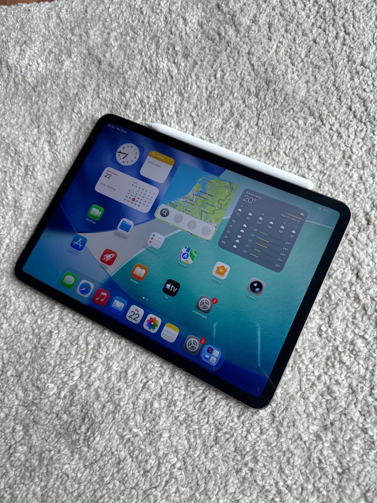 Apple iPad Pro (2020) 11 inch 64GB 26.4.1. IOS, Computers en Software, Apple iPads, Zo goed als nieuw, Apple iPad Pro, Wi-Fi en Mobiel internet