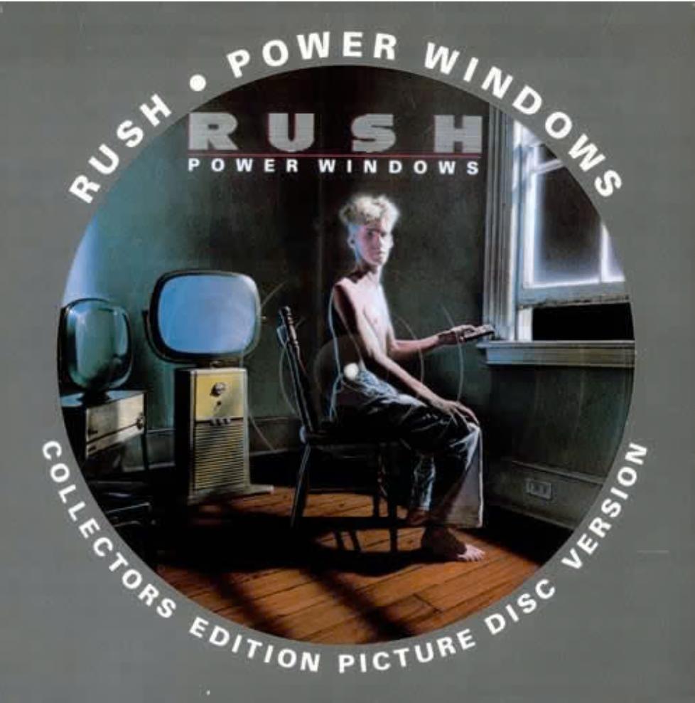 Rush Power Windows Limited Edition U.K. persing, Cd's en Dvd's, Progressive, Picture disc, 1980 - 1989, Ophalen of Verzenden