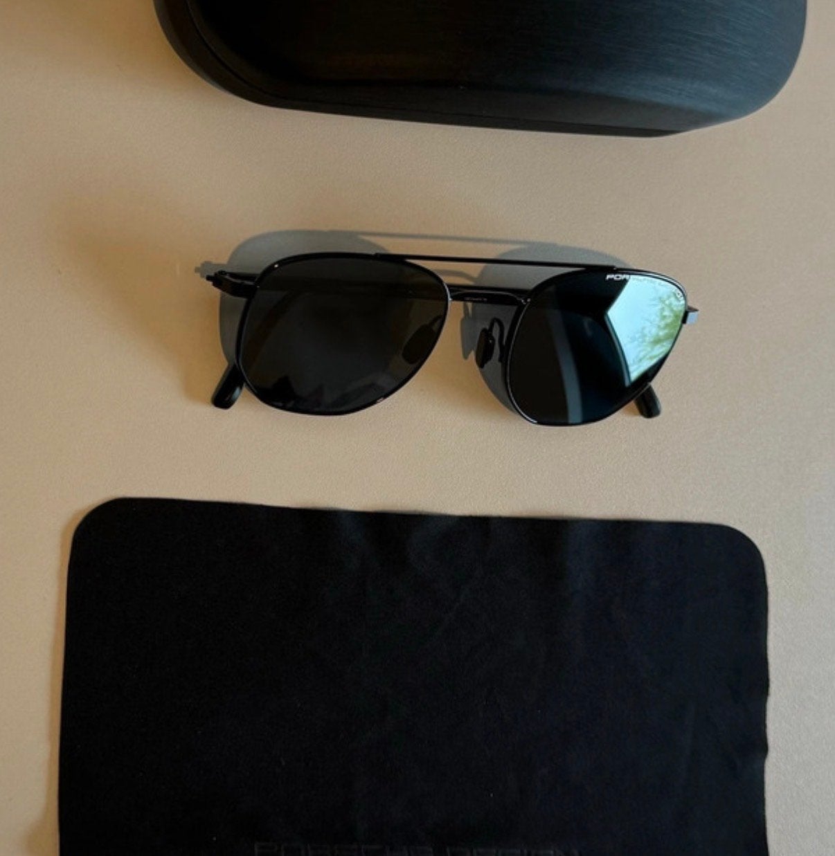 Porsche Design Zonnebril - Zo goed als nieuw, Sieraden, Tassen en Uiterlijk, Zonnebrillen en Brillen | Heren, Zonnebril, Zwart