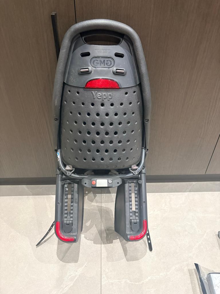 Yepp GMG Achterzitje voor Kinderen - Grijs, Fietsen en Brommers, Fietsaccessoires | Fietsstoeltjes, Achterzitje, Ophalen, 15 t/m 25 kg