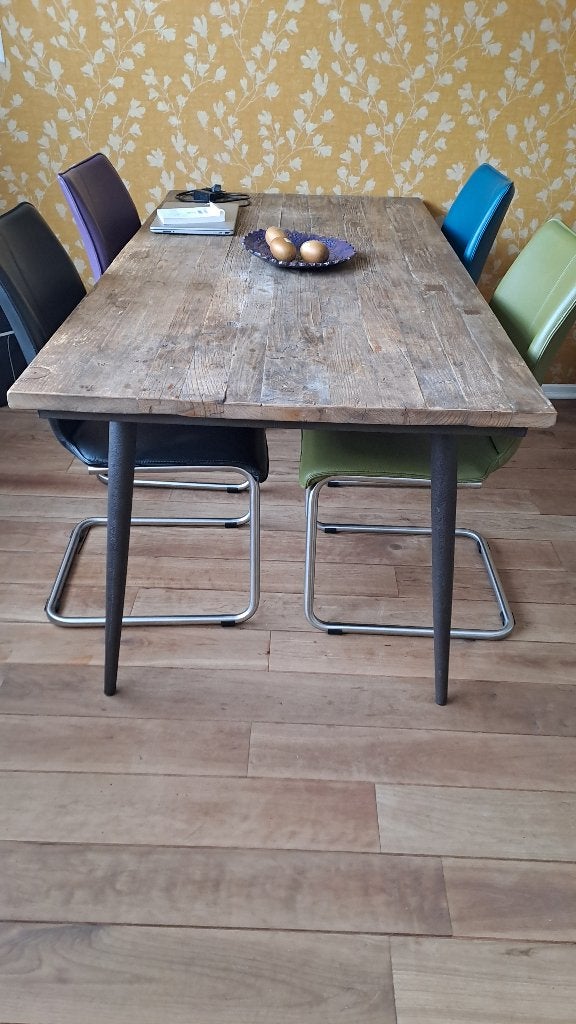te koop eetkamertafel, Huis en Inrichting, Ophalen, Vintage, 50 tot 100 cm, Zo goed als nieuw
