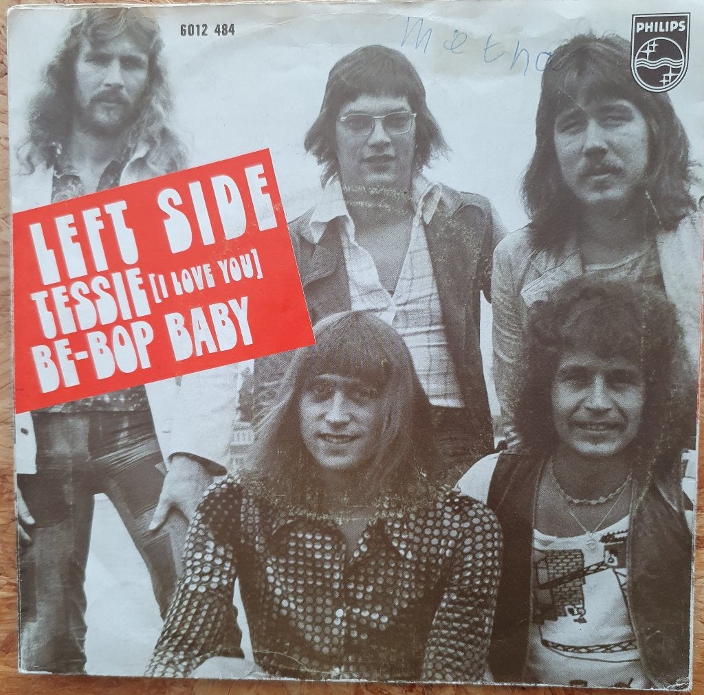 Left Side - Tessie, Cd's en Dvd's, Vinyl Singles, Gebruikt, Beschermende buitenhoes, Fotohoes, Single, 1970 - 1979, Pop, 7 inch