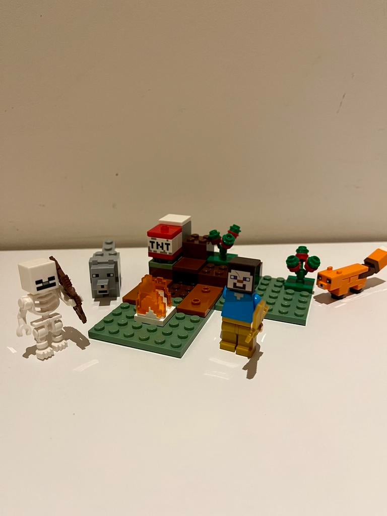 Lego minecraft set 21162, Ophalen of Verzenden, Zo goed als nieuw, Complete set, Lego