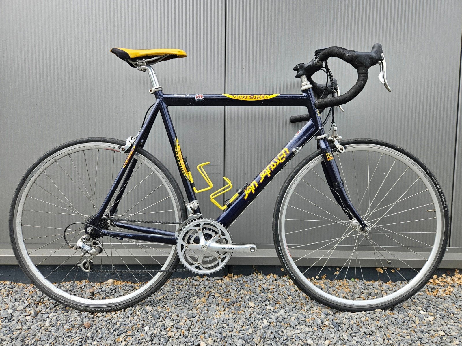 Jan Janssen Paris-Nice racefiets - Campagnolo Mirage - 62cm, Fietsen en Brommers, 28 inch, Gebruikt, Velgrem, 61 tot 65 cm