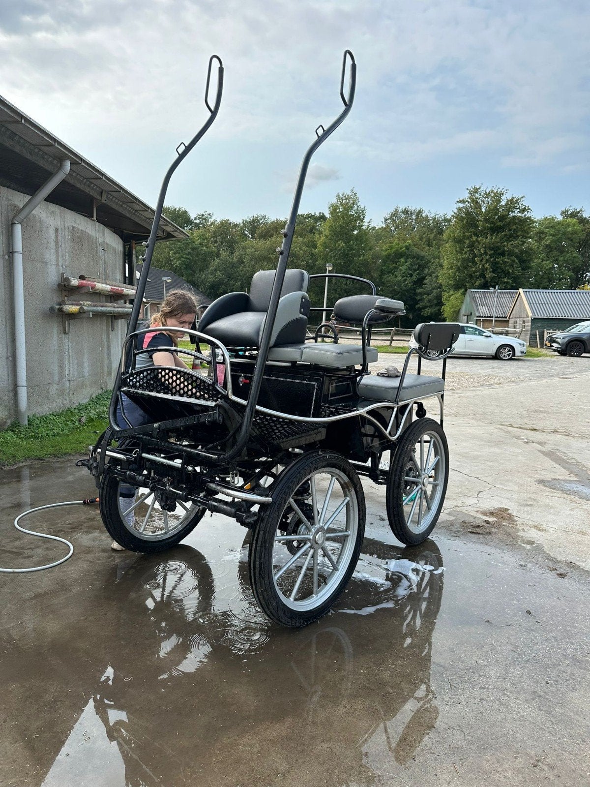 Mooie marathon/recreatiewagen te koop, Dieren en Toebehoren, Marathonwagen, Paard of Pony