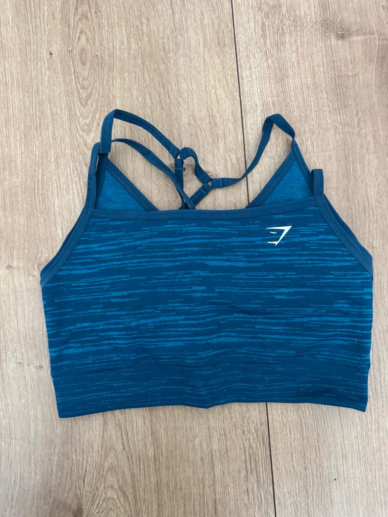 Gymshark sport bh M - Nieuw, Kleding | Dames, Sportkleding, Verzenden, Nieuw, Maat 38/40 (M), Blauw