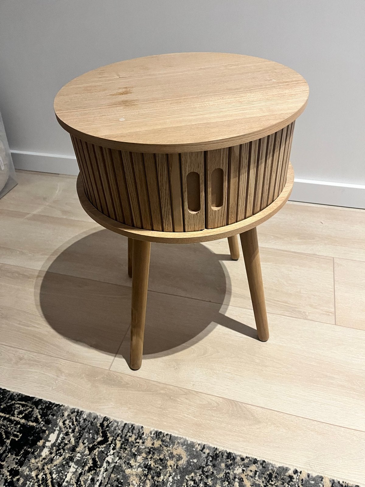 Kastje Uppsala rond - naturel - ø40x54 cm, Gebruikt, Rond, Hout, Ophalen