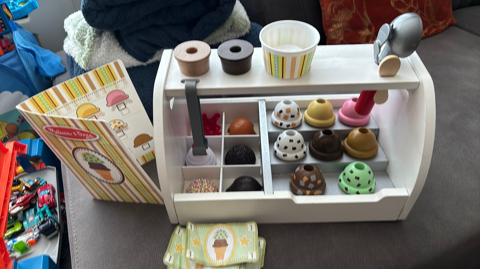 Houten ijskraam, Kinderen en Baby's, Speelgoed | Houten speelgoed, Ophalen, Zo goed als nieuw