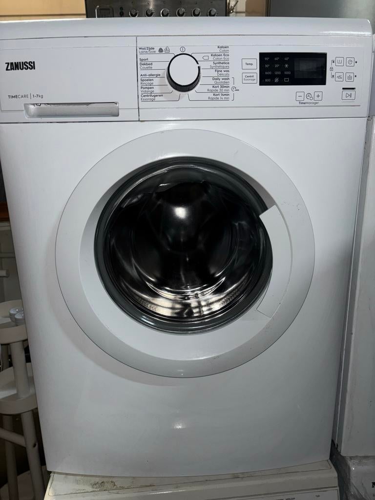 Zanussi ZWFC7265 TimeCare wasmachine 7kg, Ophalen, Gebruikt, Voorlader, Kort programma
