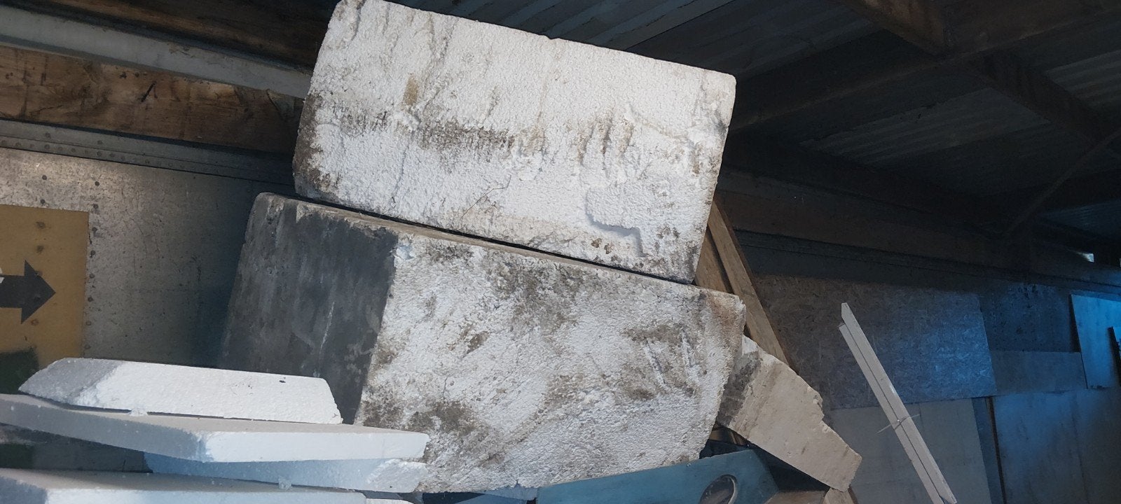 piepschuim blokken gratis ophalen, Ophalen, Gebruikt, Hardschuim (Pir), 12 cm of meer