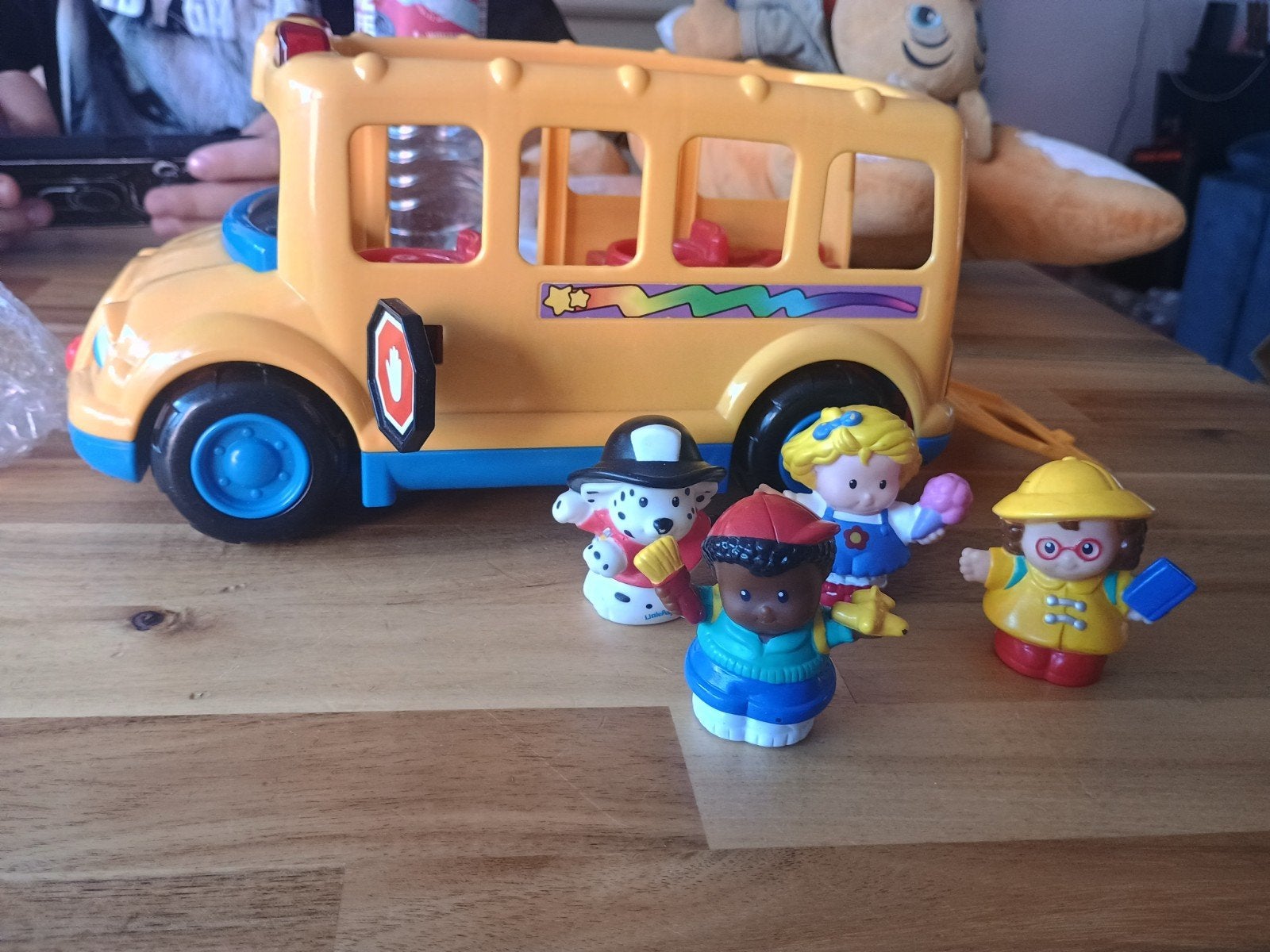 Fisher-Price Little People Schoolbus met geluid en poppetjes, Kinderen en Baby's, Speelgoed | Fisher-Price, Ophalen of Verzenden