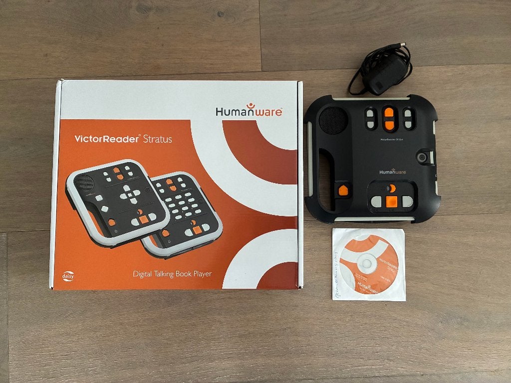 HumanWare Victor Reader Stratus 4 – luisterboek CD-speler, Ophalen of Verzenden, Zo goed als nieuw, HumanWare, Audio