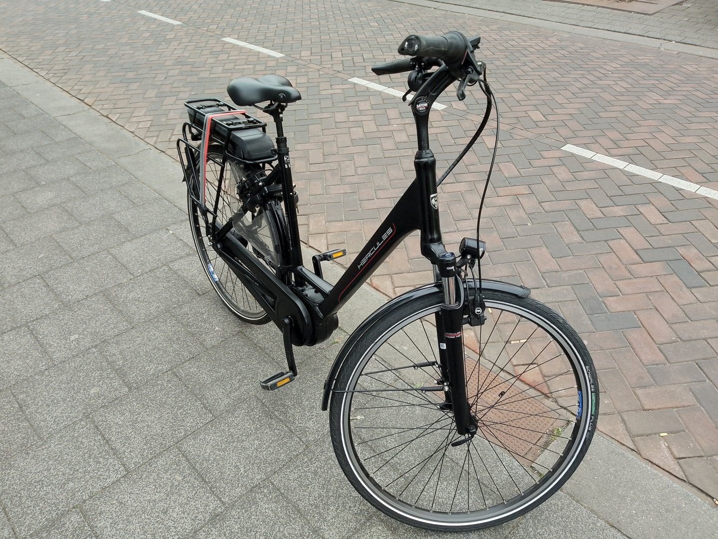 Hercules Montfoort Plus h55 elektrische damesfiets Bosch, Overige merken, Gebruikt, -, -