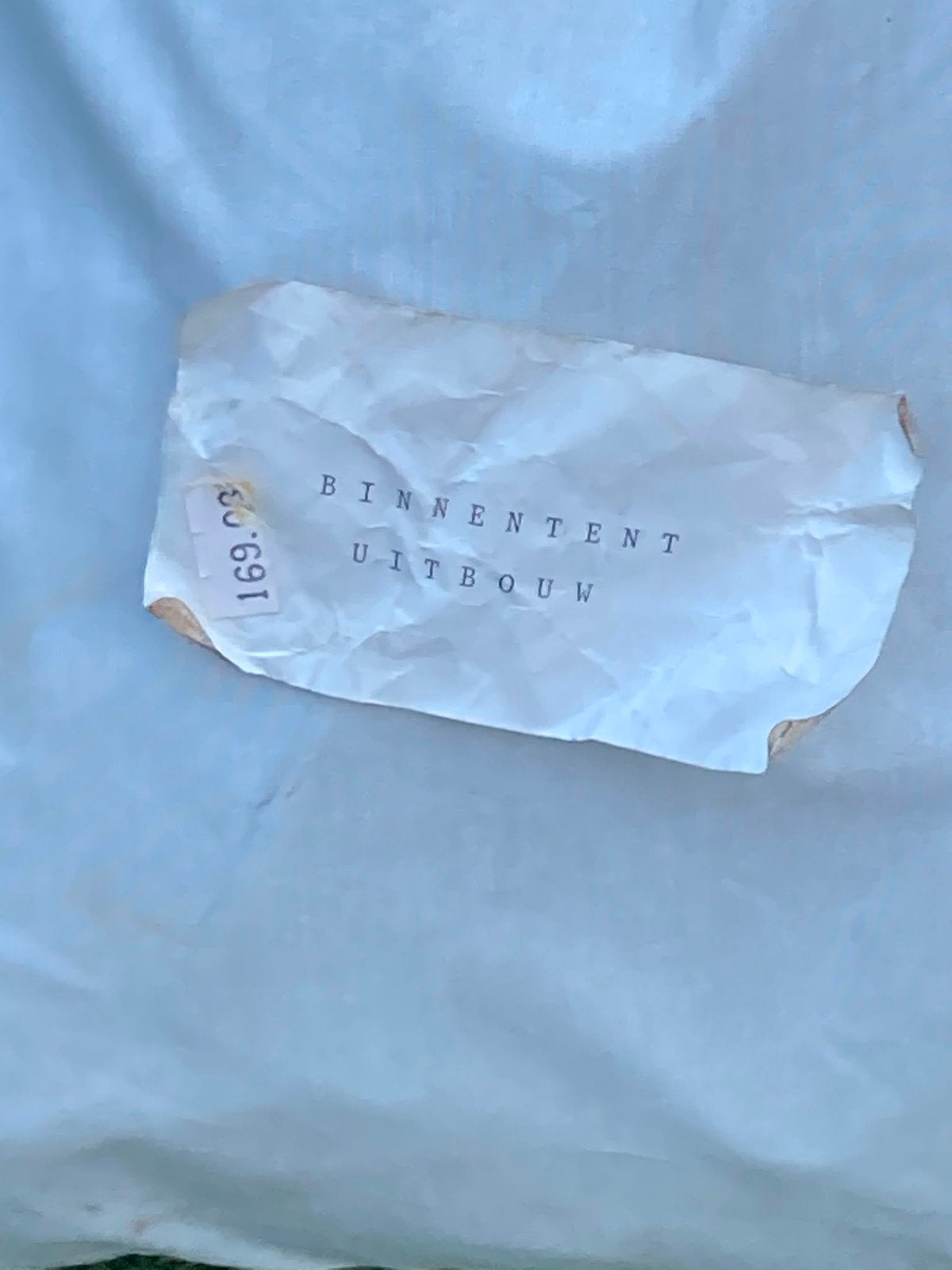 Uitbouw dorema incl. binnentent, Ophalen, Gebruikt