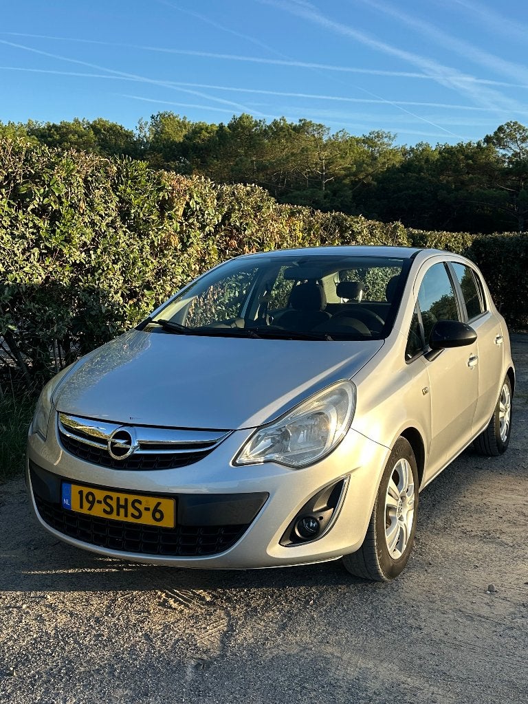 Opel Corsa 1.3 Cdti 70KW 95 pk 5D 2011 Diesel Grijs (airco), Auto's, Voorwielaandrijving, Euro 5, Zwart, Origineel Nederlands