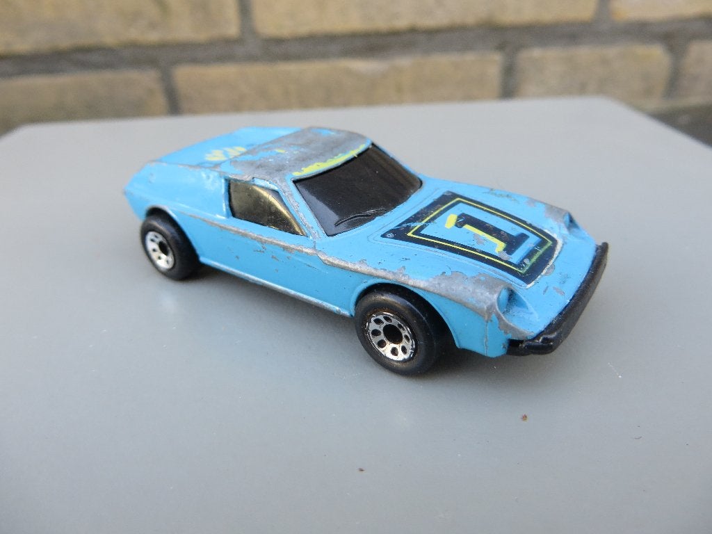 Matchbox Super GT blauw (Lotus Europa), Ophalen of Verzenden, Gebruikt, Auto