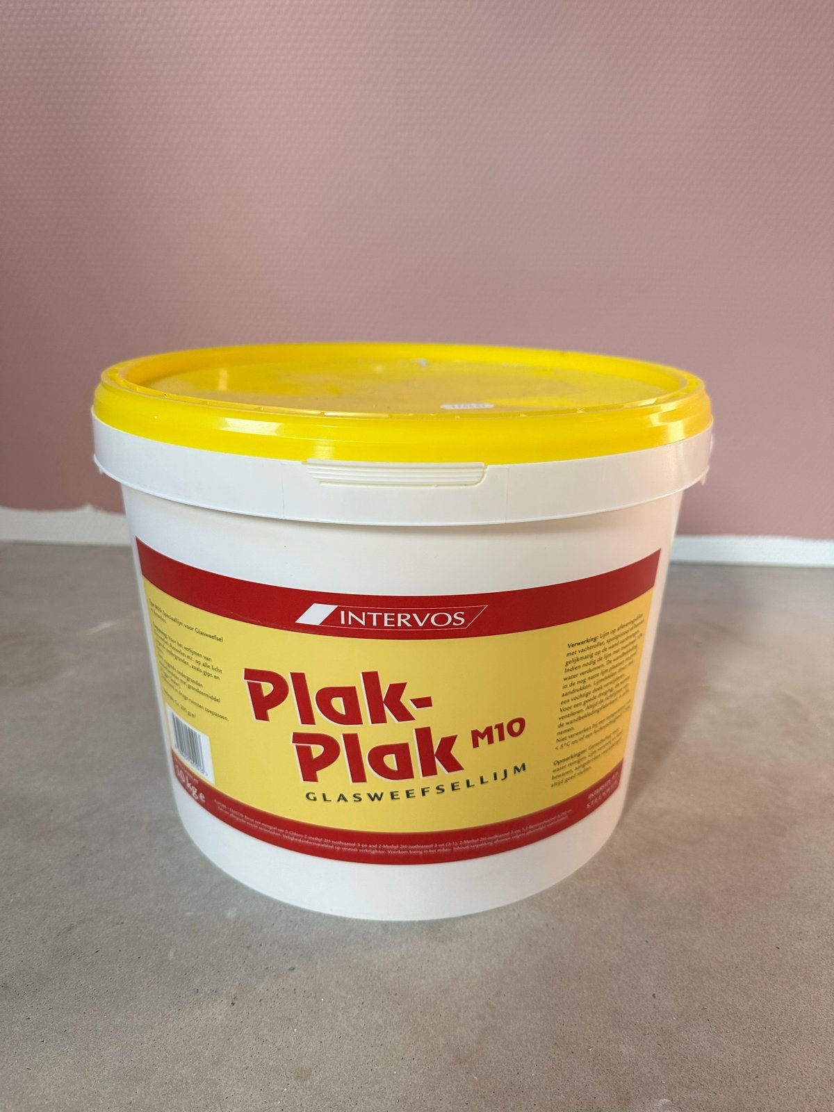 Intervos Plak-Plak M10 Glasweefsellijm - 10 kg, Ophalen, Overige kleuren, 5 tot 10 liter, Nieuw