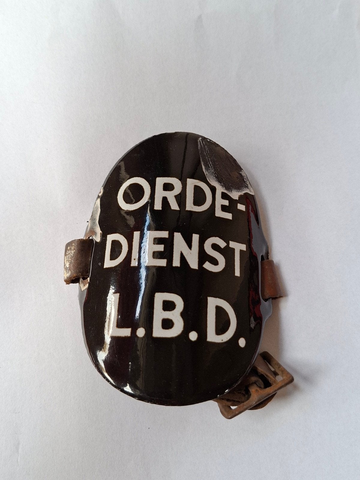 LBD armschildje Ordedienst, Ophalen of Verzenden, Landmacht, Nederland, Overige typen