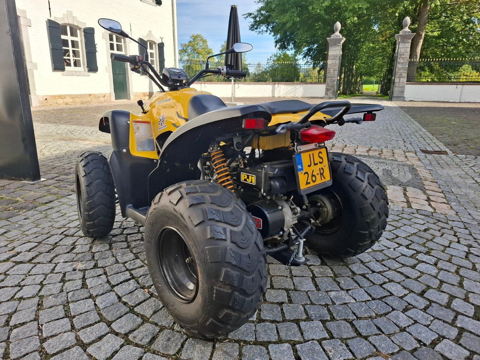 Prachtige Gele Quad 125 INCL KENTEKEN en NIEUW motorblok, Ophalen of Verzenden