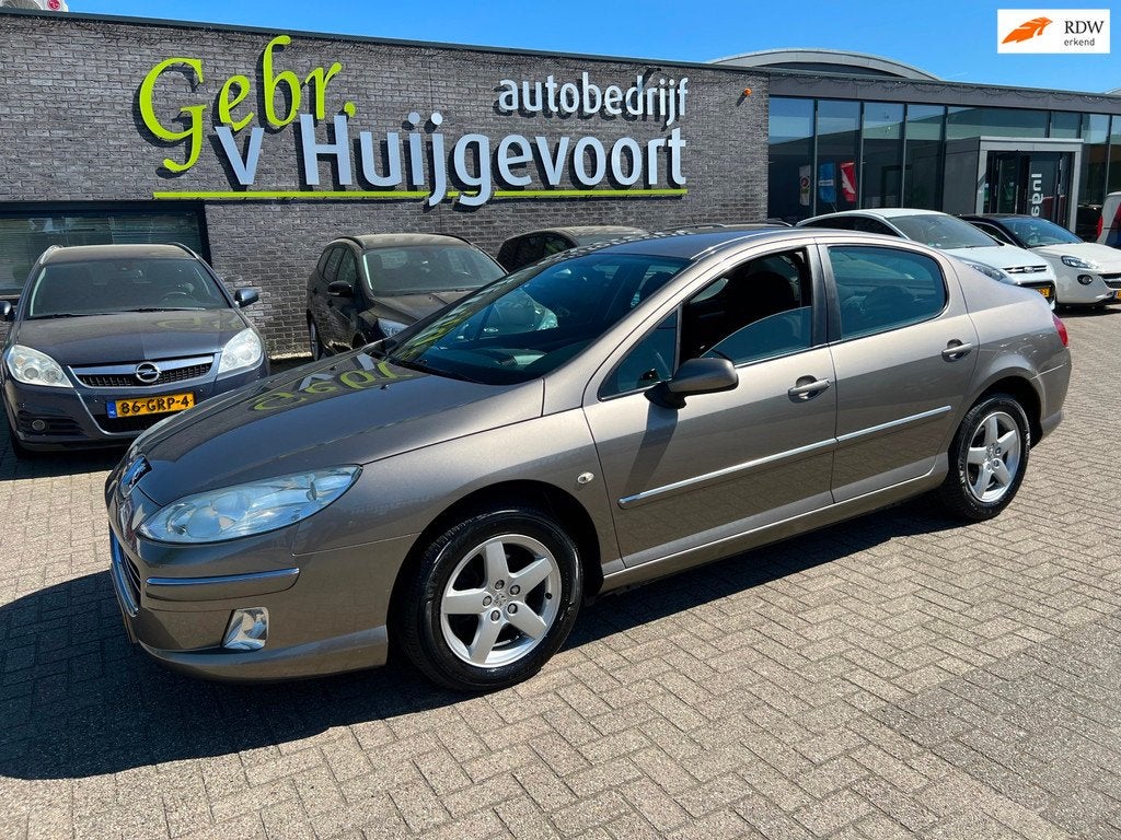 Peugeot 407 1.8-16V SR, Gebruikt, Zwart, 4 cilinders, 1749 cc