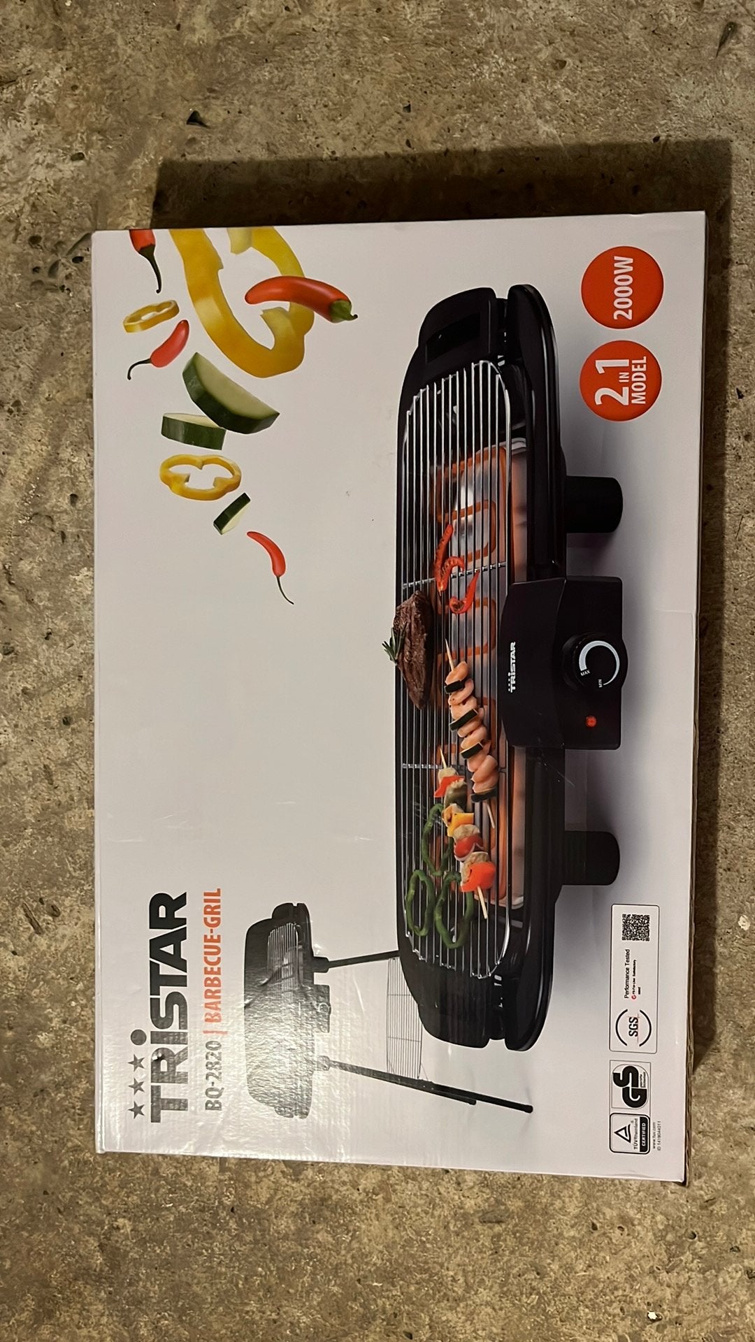 Bbq grill electrisch, Ophalen of Verzenden, Nieuw