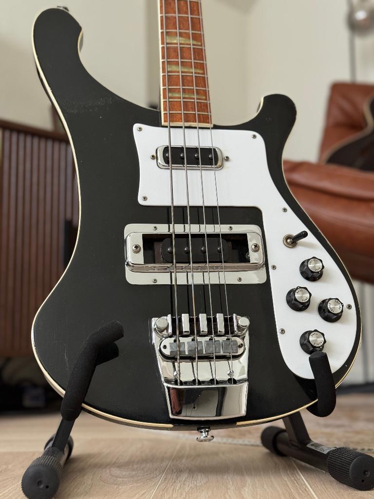 Rickenbacker 4001 uit 1978 in Jetglo, Ophalen of Verzenden, Gebruikt, Elektrisch