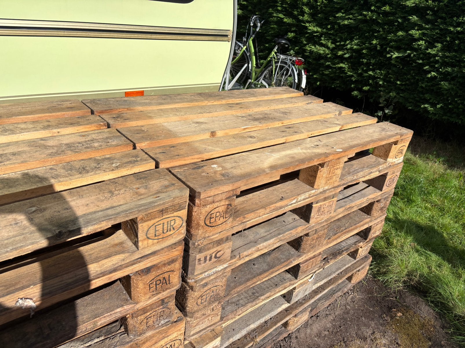 Europallets, Ophalen, Gebruikt, 25 tot 50 mm, Pallet
