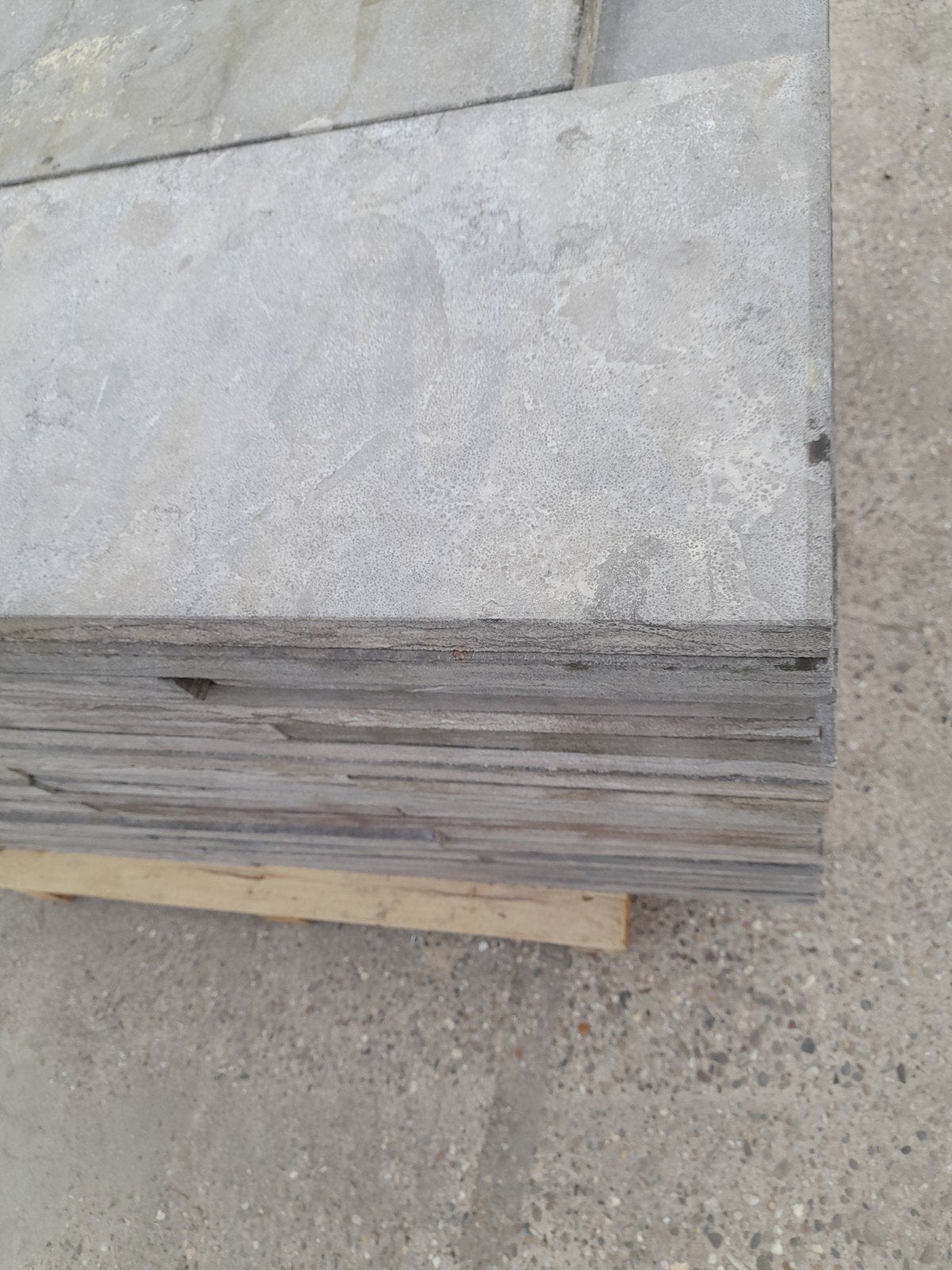 Chinees hardsteen 60x30, Tuin en Terras, Tegels en Klinkers, Ophalen, Gebruikt, Terrastegels, Natuursteen