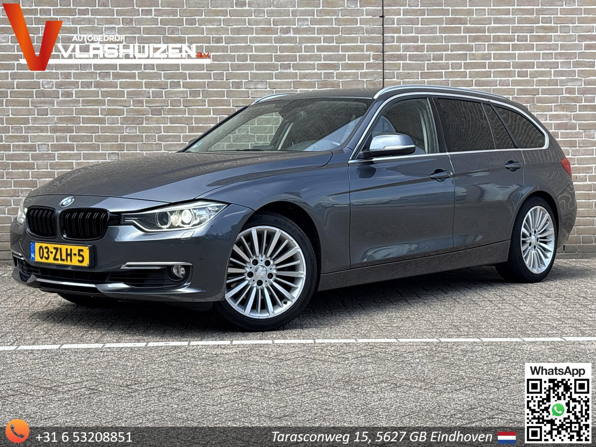 BMW 3-serie Touring 328i High Executive Automaat | Leder | C, Auto's, BMW, Automaat, Gebruikt, Euro 6, 4 cilinders