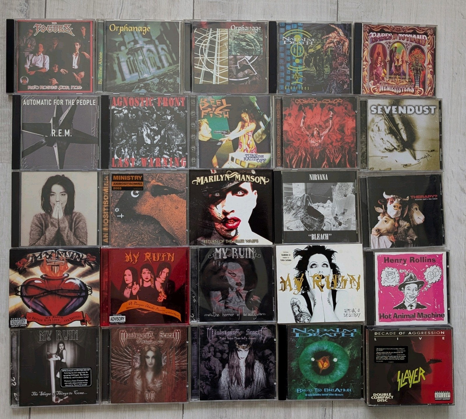 CD's. Voornamelijk metal/rock, Ophalen of Verzenden, Gebruikt