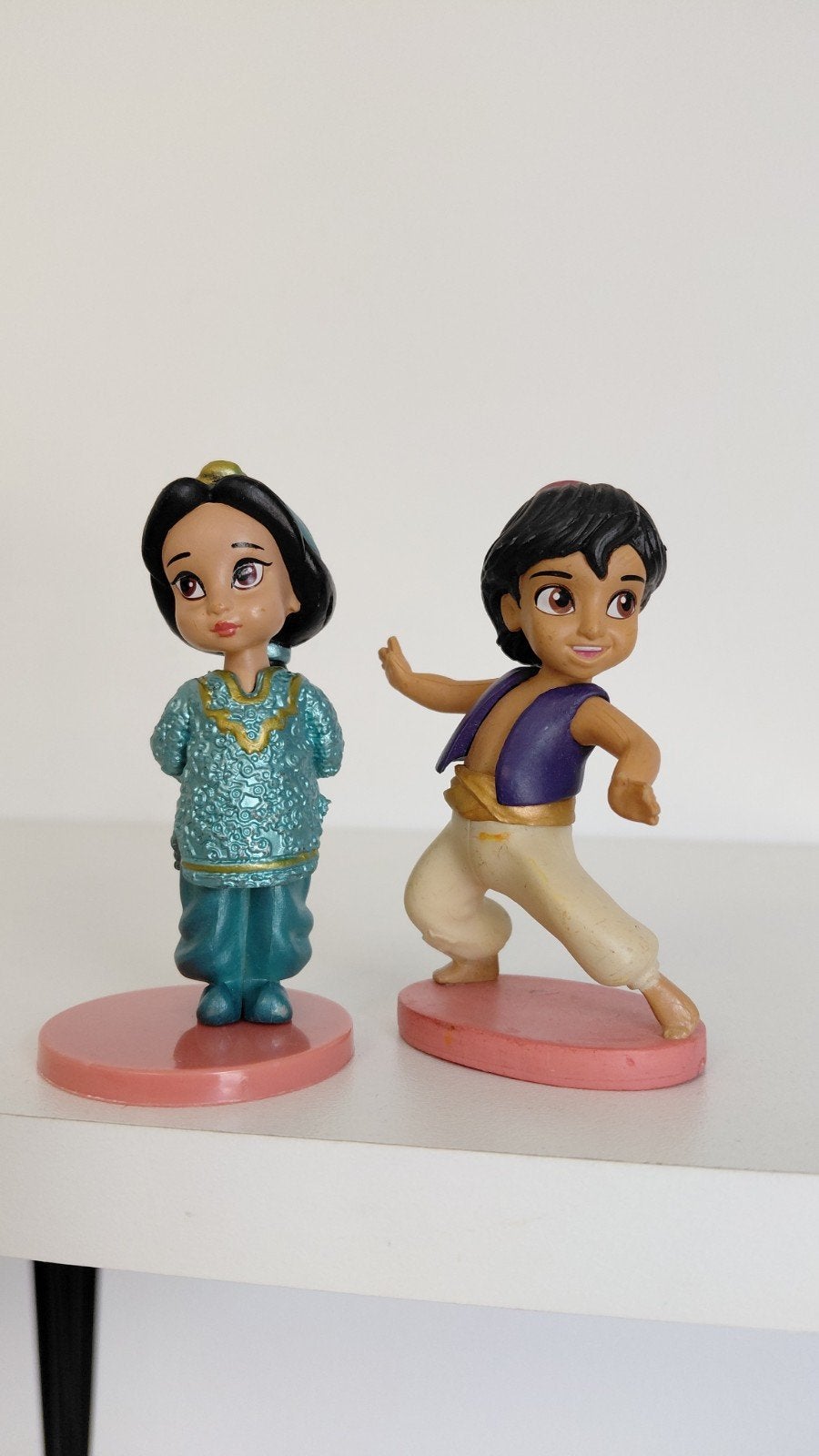2 aladdin poppetjes Disney, Ophalen of Verzenden, Zo goed als nieuw