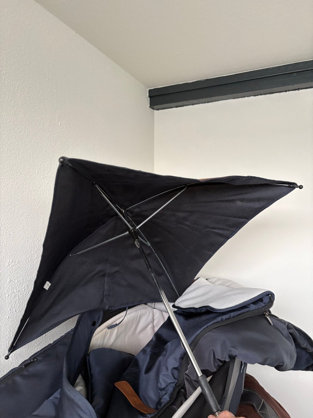 Mutsy kinderwagen met reiswieg en accessoires, Ophalen, Gebruikt, Combiwagen, Met reiswieg