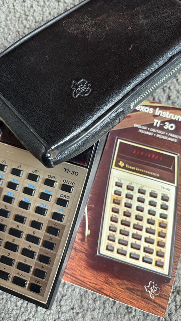 Vintage, Diversen, Rekenmachines, Ophalen of Verzenden, Gebruikt