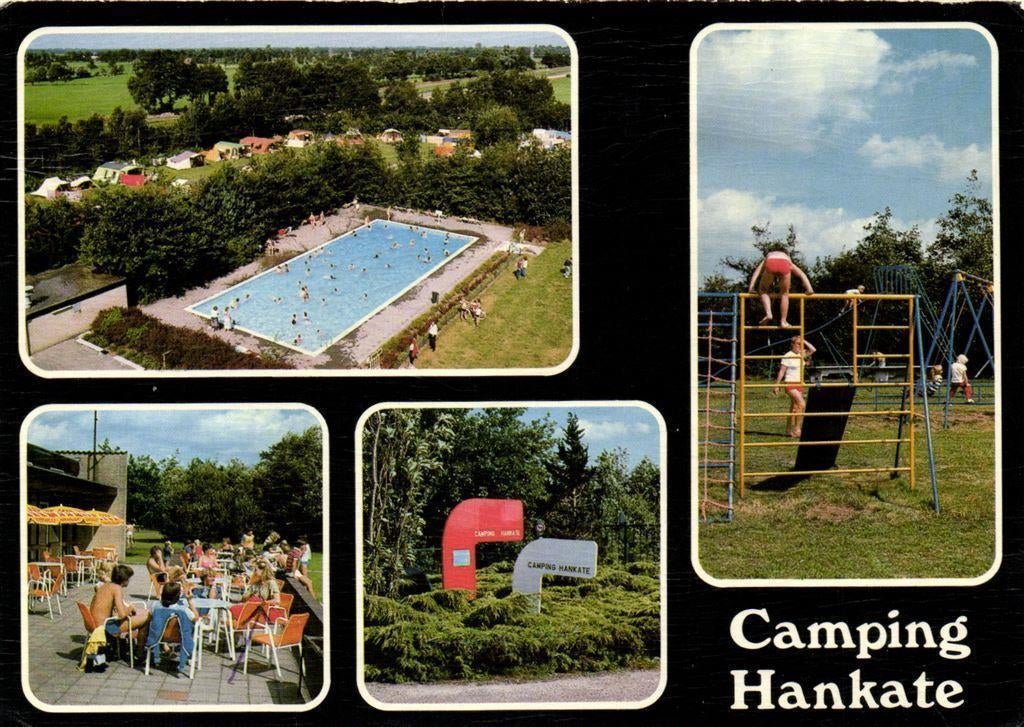PTT Camping Hankate - Hellendoorn - 4 afb - gelopen, Verzamelen, Ansichtkaarten | Nederland, Ophalen of Verzenden, Voor 1920, Gelopen