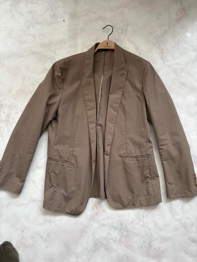 Dolce & Gabbana Blazer Maat 52, Ophalen of Verzenden, Zo goed als nieuw, Maat 52/54 (L), Bruin