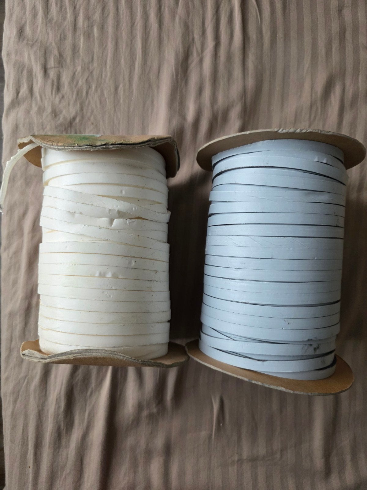 Glasband 9x3mm - Wit en Grijs (2x 100 meter), Ophalen, Nieuw