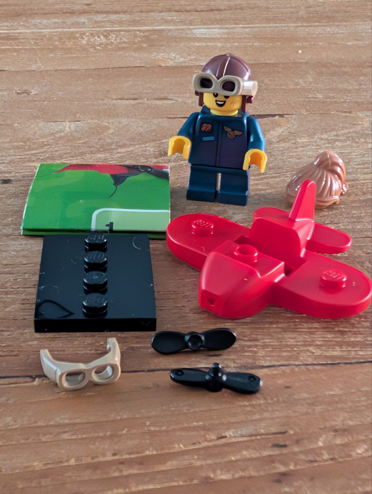 Lego Minifigures serie 21/ vliegtuig meisje, Lego, Nieuw, Ophalen of Verzenden, Minifiguren serie