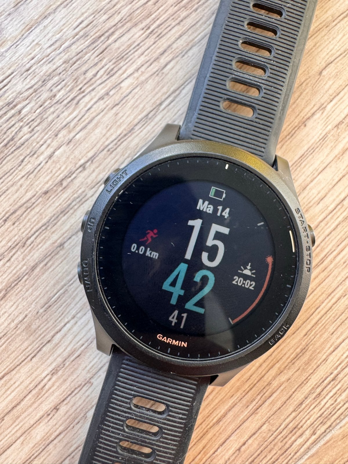 Garmin Forerunner 945 GPS Multisport Smartwatch Zwart, Ophalen of Verzenden, Waterdicht, Gebruikt, Zwart