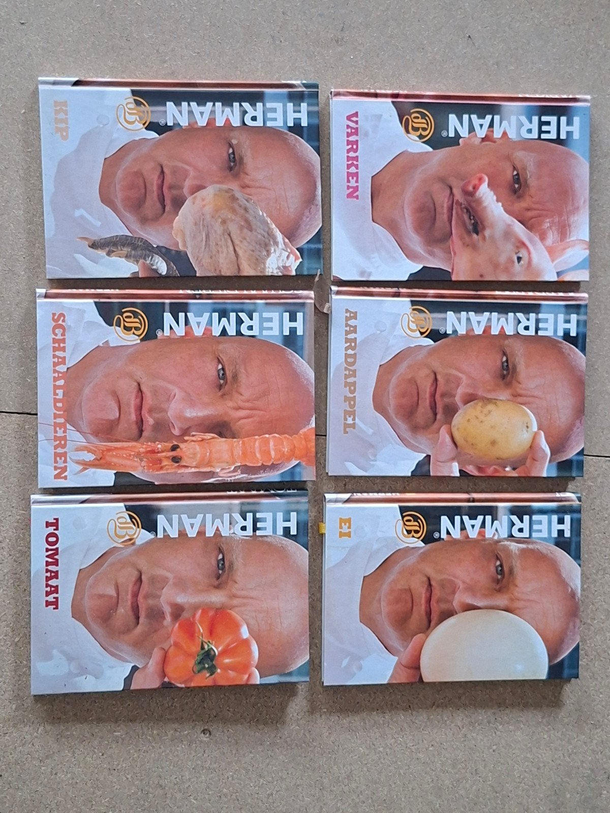 Herman den Blijker kookboeken - 6-delige set, Ophalen of Verzenden, Gelezen, Herman den Blijker
