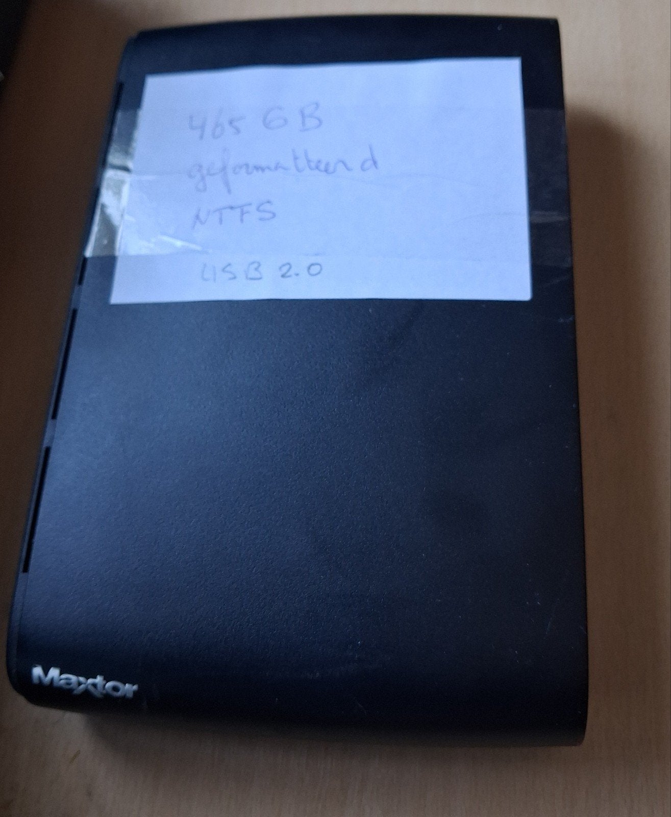 Maxtor Externe HDD 500GB USB 2.0 met voeding en kabel, Gebruikt, Server, HDD, 500 GB