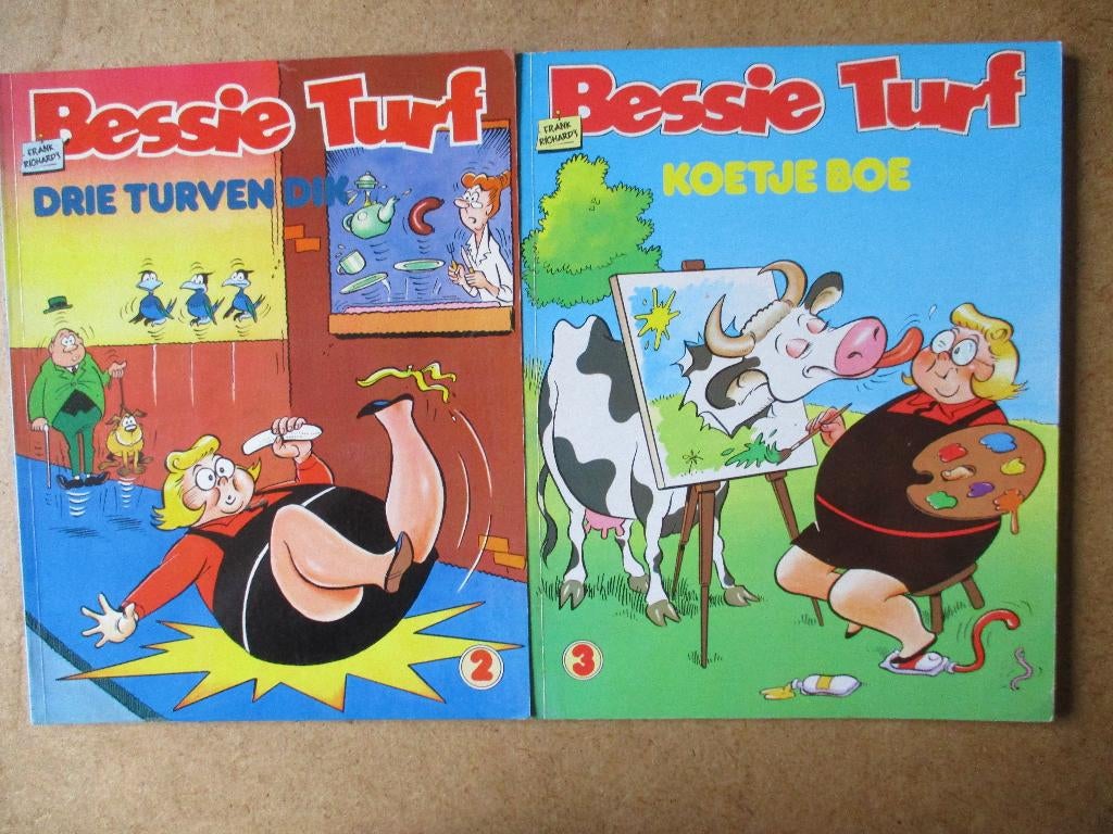 adv7166 bessie turf 2, Eén stripboek, Ophalen, Gelezen