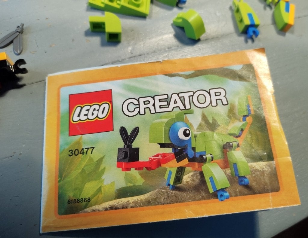 Lego Creator Kleurige Kameleon: 30477, Lego, Ophalen of Verzenden, Zo goed als nieuw, Compleet