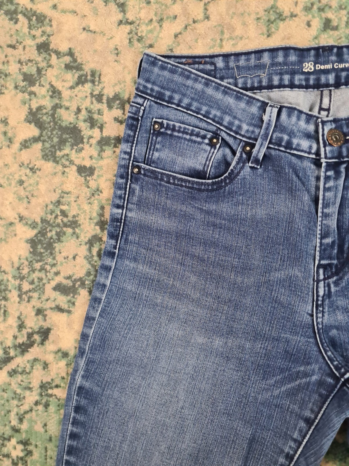 Levi's denim curve classic rise slim W28 L28 WMN Tulsi2828, Blauw, Ophalen of Verzenden, Zo goed als nieuw, W28 - W29 (confectie 36)