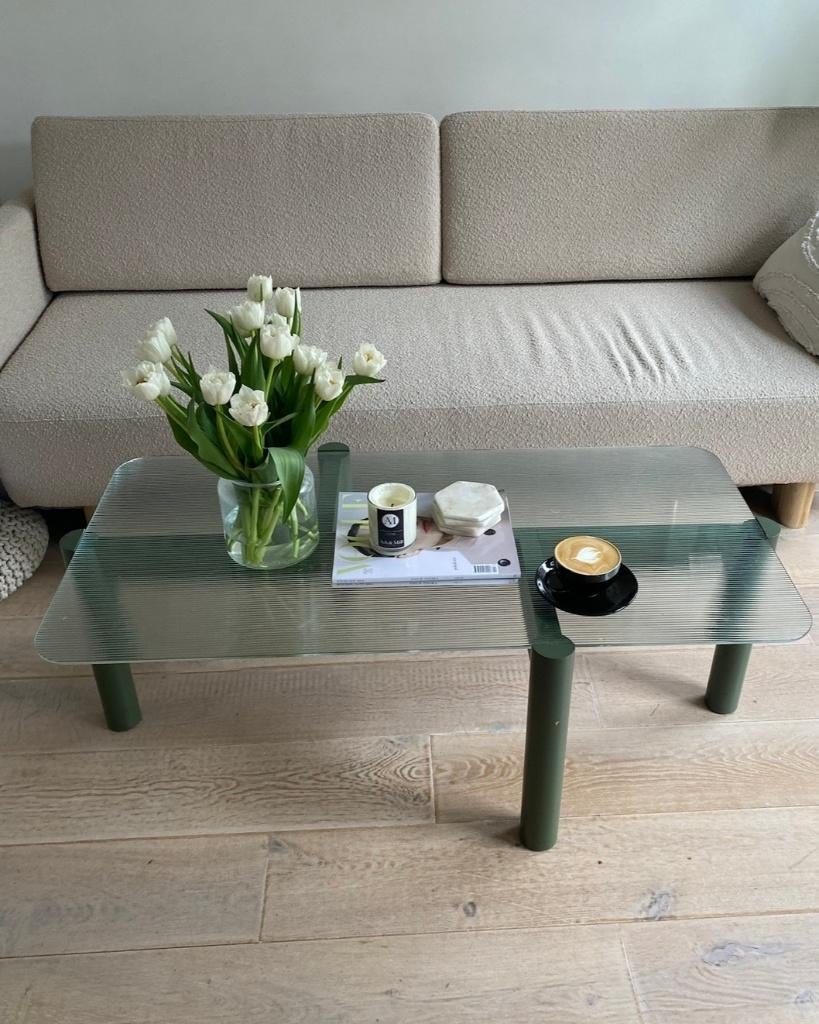 Noo.ma Kob Salontafel, Huis en Inrichting, Tafels | Salontafels, Ophalen, Gebruikt, 100 tot 150 cm, 50 tot 100 cm