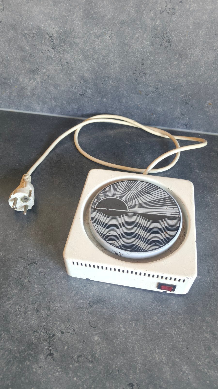 Vintage  kopjeswarmer warmhoudplaatje, Ophalen of Verzenden