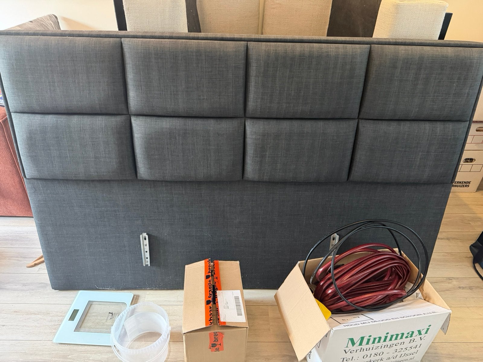 Dekbed discounter Boxpringsset - Montell Comfort  180x200, Ophalen, Gebruikt, Tweepersoons, 180 cm