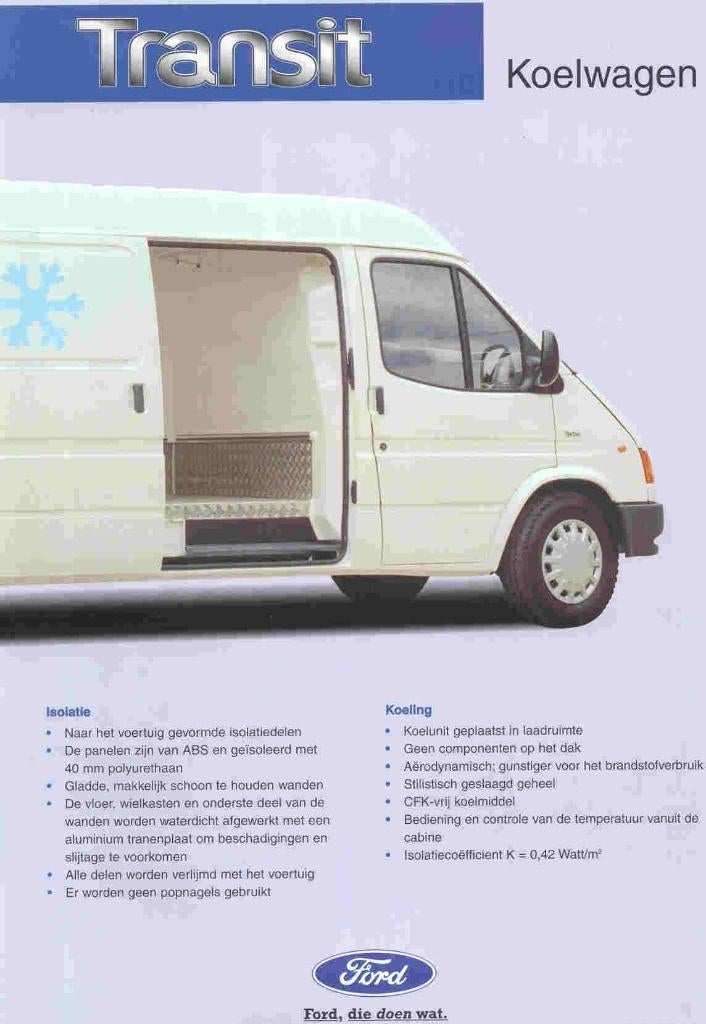 Ford Transit Koelwagen (1997), Ophalen of Verzenden, Nieuw, Ford