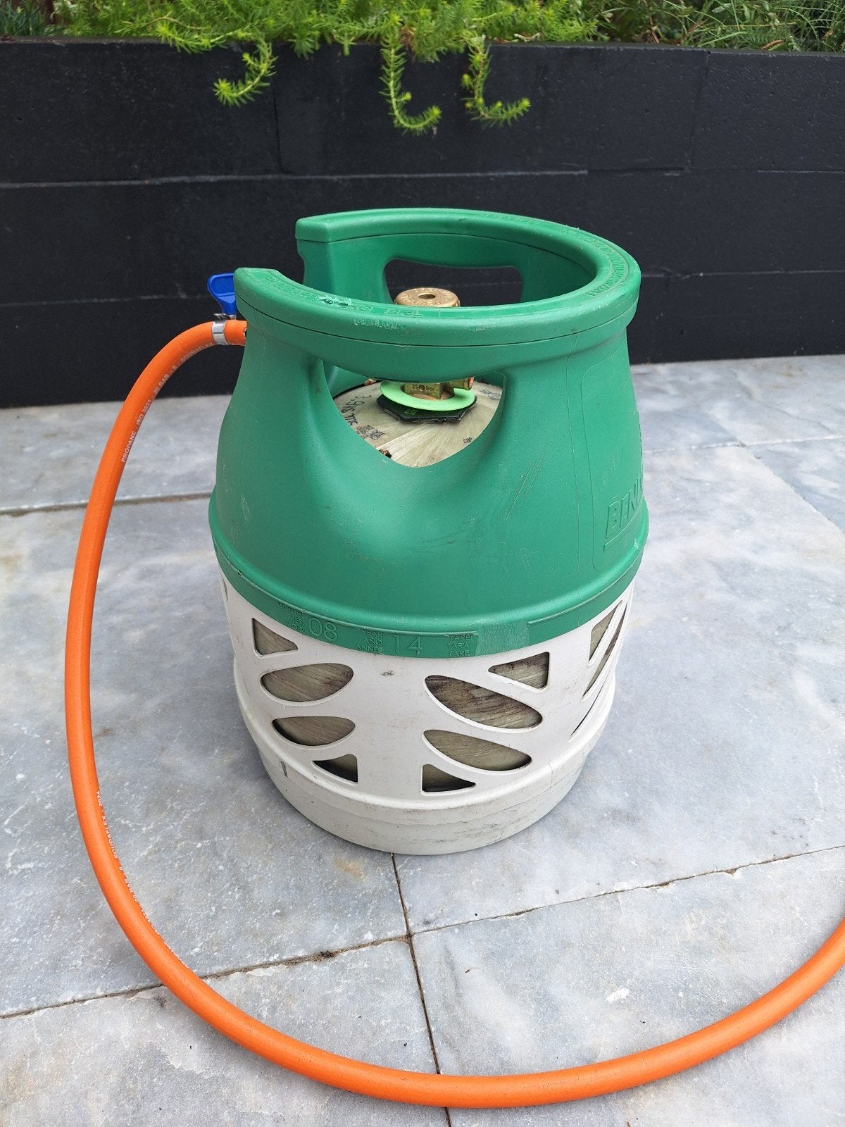 Benegas gasfles 5KG met slang - Ideaal voor BBQ of camping, Ophalen, Gebruikt, Benegas Light