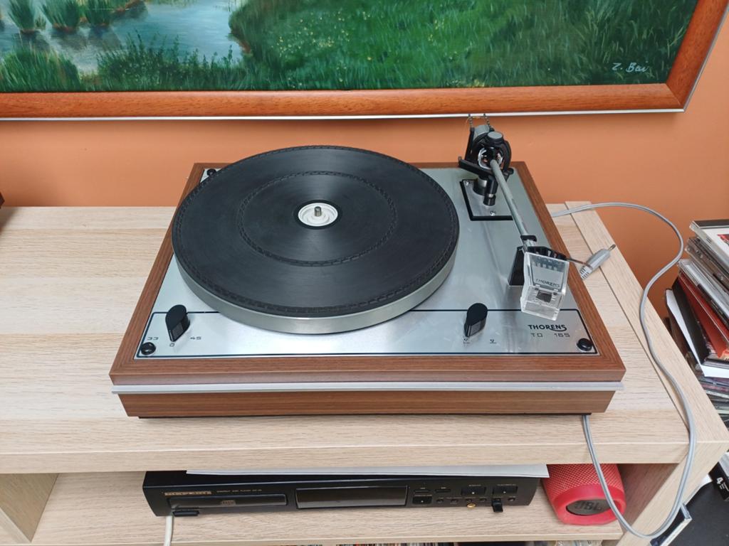 Thorens TD 165 Platenspeler, Audio, Tv en Foto, Platenspelers, Ophalen, Gebruikt, Platenspeler, Thorens