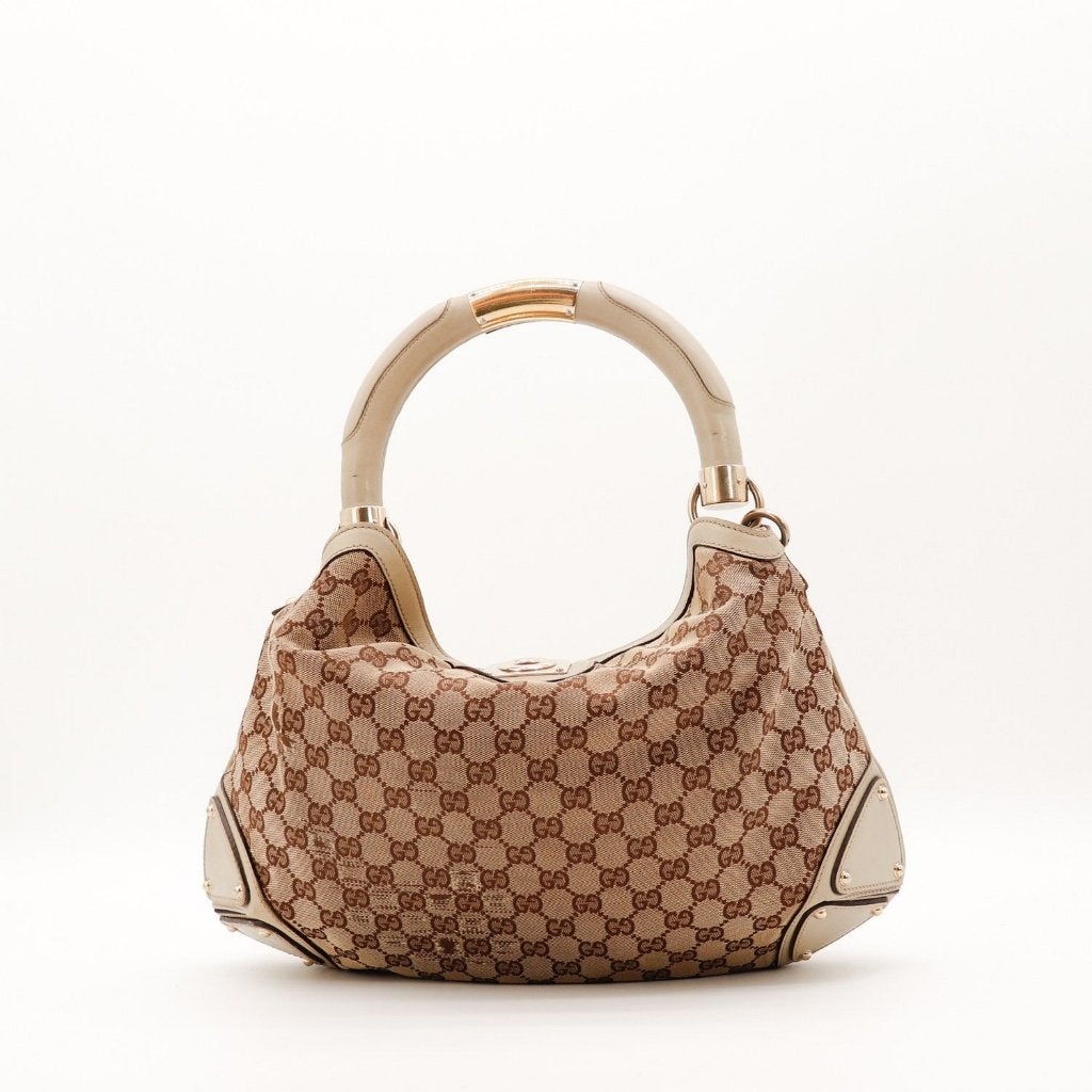 Gucci Indy 41x32x17 cm hobotas, Verzenden, Gebruikt, Zwart, Overige typen